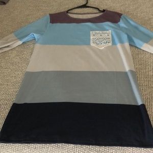 Long sleeve striped shirt